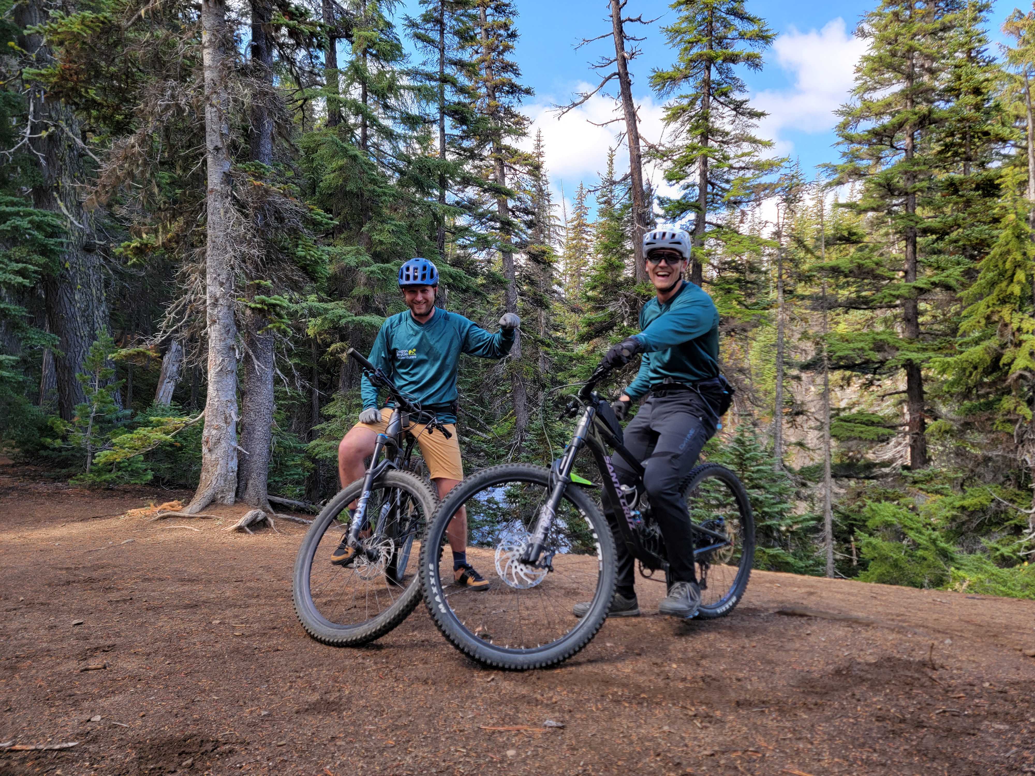 Mountain biking in the Cascades
