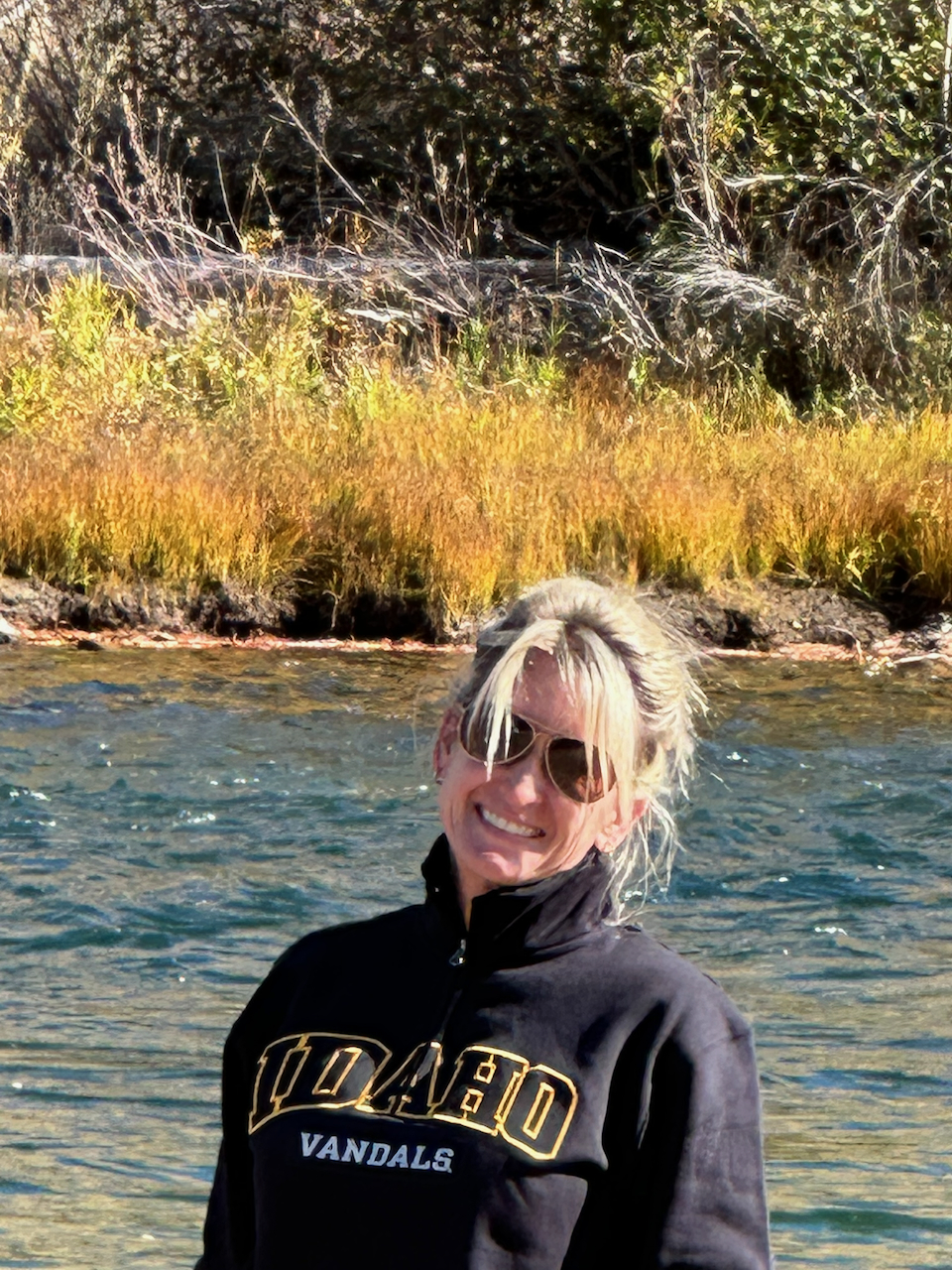 Idaho Vandals by the river